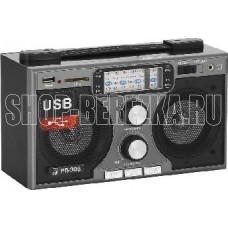 БЗРП РП-306 УКВ 64-108МГц, бат. 4*R20, 220V, USB/SD, 2 динамика