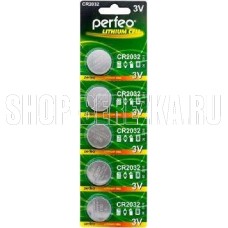 PERFEO CR2032-5BL LITHIUM (100)