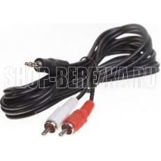 SMARTBUY KA315 3.5 JACK (M) - 2XRCA (M) стерео-аудио 5M в пакете (5)