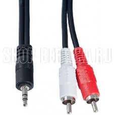 PERFEO (J2001) JACK 3.5 мм - 2XRCA 1 м