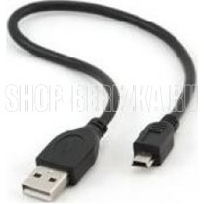 GEMBIRD/Cablexpert (08178) CCP-USB2-AM5P-1 AM/miniBM 5P 0.3м экран (10)