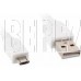 GEMBIRD/Cablexpert (11574) CCP-mUSB2-AMBM-W-0.5M AM/microBM 5P 0.5м экран белый (10)