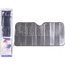 NOVA BRIGHT металлизированная, под лобовое стекло (серебро), 130х60см 46480