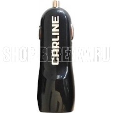 CARLINE (ch-2ub) адаптер 2хUSB, черный