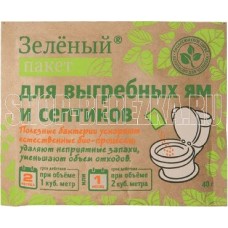 ДОКТОР РОБИК Зеленый пакет для выгребных ям и септиков