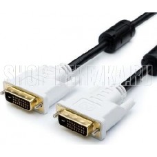 ATCOM (АТ9148) Dvi-Dvi 2 ferite черный 24/24pin пакет 24+1(DVI-D) - 3,0 м