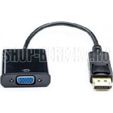 ATCOM (АТ6851) переходник DisplayPort(мale) -VGA(feмale) кабель 10см