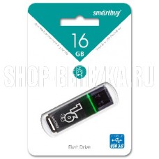 SMARTBUY (SB16GBGS-DG) 16GB GLOSSY SERIES DARK GREY USB 3.0