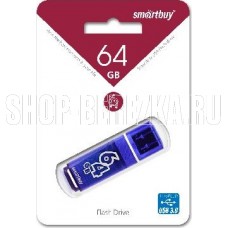 SMARTBUY (SB64GBGS-DB) 64GB GLOSSY SERIES DARK BLUE USB 3.0