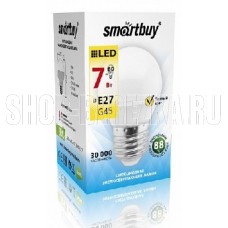 SMARTBUY (SBL-G45-07-30K-E27) 7W/3000/E27