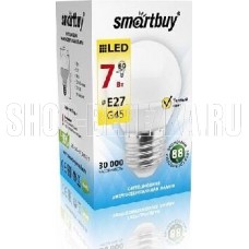 SMARTBUY (SBL-G45-07-30K-E27) 7W/3000/E27