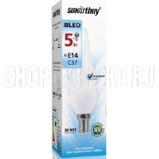 SMARTBUY (SBL-C37Tip-05-40K-E14) 5W/4000/E14
