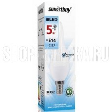 SMARTBUY (SBL-C37Tip-05-40K-E14) 5W/4000/E14