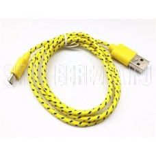 SMARTBUY (iK-12n yellow) USB - MICRO USB нейлон 1.м желтый