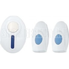 REXANT (73-0040) RX-4 Беспроводной дверной звонок с двумя кнопками вызова IP 44