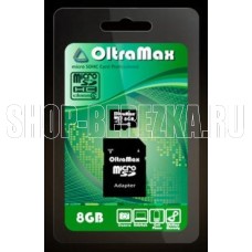 EXPLOYD MicroSDHC 8GB Class4 + адаптер SD [EX008GCSDHC4-AD]