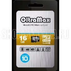 OLTRAMAX MicroSDHC 16GB Class10 [OM0016GCSDHC10-W/A-AD]