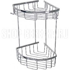 САНАКС 75251 Полочка угловая овальная двойная 22 см