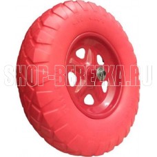 LWI Колесо PU 4.80/4.00х80 бескамерное D16(втулка12), арт. LWI39-12ПУ