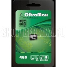 OLTRAMAX MicroSDHC 4GB Class4 [OM004GCSDHC4-W/A-AD]