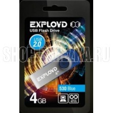 EXPLOYD 4GB 530 синий [EX004GB530-Bl]