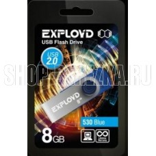 EXPLOYD 8GB 530 синий [EX008GB530-Bl]