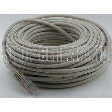 REXANT (18-1012) патч-корд UTP 5E кат. литой 25,0 м, серый