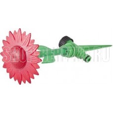 PARK HL2107R разбрызгиватель цветок на пике (330029) красный