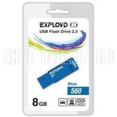 EXPLOYD 8GB-560-синий [EX-8GB-560-Blue]