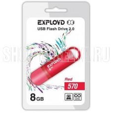 EXPLOYD 8GB-570-красный [EX-8GB-570-Red]