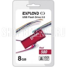 EXPLOYD 8GB-580-красный [EX-8GB-580-Red]