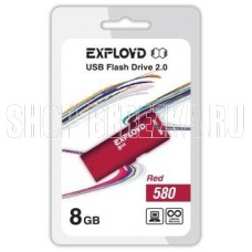 EXPLOYD 8GB-580-красный [EX-8GB-580-Red]