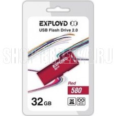 EXPLOYD 32GB-580-красный [EX-32GB-580-Red]
