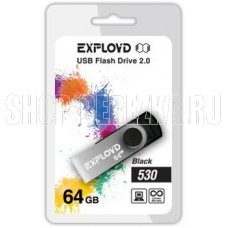 EXPLOYD 64GB 530 черный [EX064GB530-B]