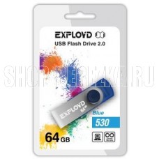 EXPLOYD 64GB 530 синий [EX064GB530-Bl]