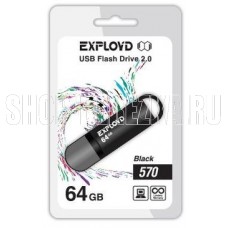 EXPLOYD 64GB 570 черный [EX-64GB-570-Black]