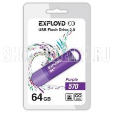 EXPLOYD 64GB 570 пурпурный [EX-64GB-570-Purple]