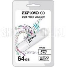EXPLOYD 64GB 570 белый [EX-64GB-570-White]