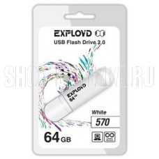 EXPLOYD 64GB 570 белый [EX-64GB-570-White]
