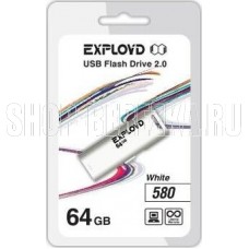 EXPLOYD 64GB 580 белый [EX-64GB-580-White]