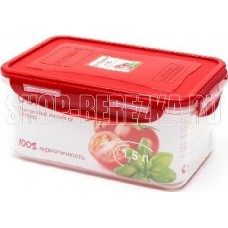 OURSSON CP1503S/RD контейнер прямоуг. 1,5л