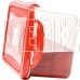 OURSSON CP1503S/RD контейнер прямоуг. 1,5л