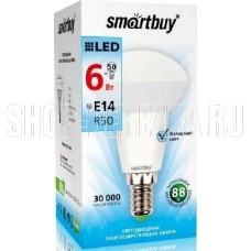 SMARTBUY (SBL-R50-06-60K-E14) 6W/6000/E14
