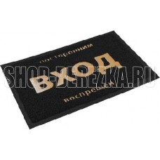 VORTEX 22180 Коврик пористый с надписью 40*60см черный