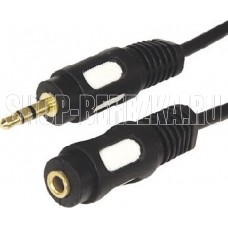 REXANT (17-4016) Шнур 3.5 Stereo Plug - 3.5 Stereo Jack 5М (GOLD) (2)