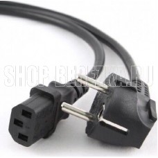 GEMBIRD/Cablexpert (00331) PC-186, 1.8м, Schuko- C13, 6А, черный