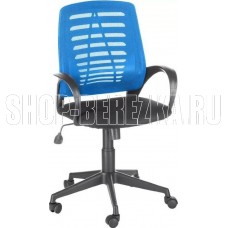OLSS кресло ИРИС ткань TW-синий/TW-черный
