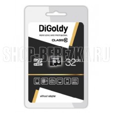 DIGOLDY MicroSDHC 32GB Class10 - б/а