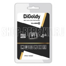 DIGOLDY MicroSDHC 4GB Class10 - б/а