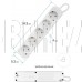 DEFENDER (99229) E518 - 5 розеток - 1,8 m